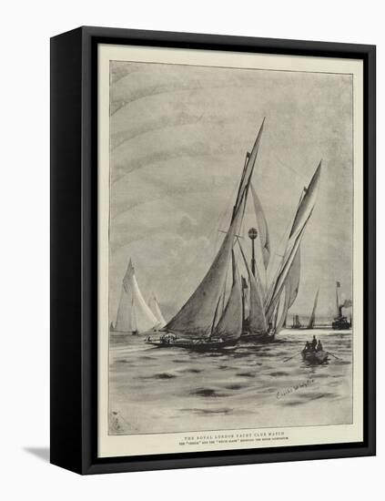 The Royal London Yacht Club Match-Charles William Wyllie-Framed Stretched Canvas