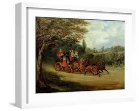 The Royal Mail Coach with Passengers-Samuel Henry Alken-Framed Giclee Print