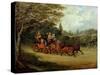 The Royal Mail Coach with Passengers-Samuel Henry Alken-Stretched Canvas
