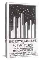 The Royal Mail Line to New York, c.1925-Horace Taylor-Stretched Canvas