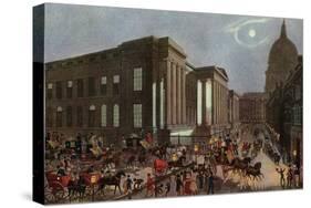 The Royal Mails Starting from the General Post Office, London, 1830-R Reeves-Stretched Canvas