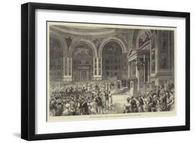 The Royal Marriage at Berlin, the Wedding Ceremony in the Chapel of the Schloss-null-Framed Giclee Print