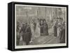 The Royal Marriage at Berlin, Wedding Ceremony in the Chapel of the Royal Palace-William Heysham Overend-Framed Stretched Canvas