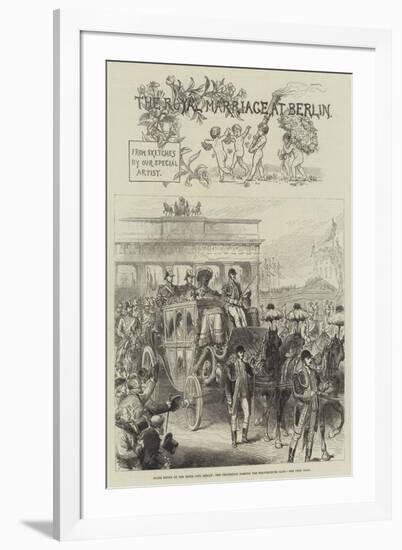 The Royal Marriage at Berlin-null-Framed Giclee Print