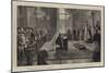 The Royal Marriage at Brussels, the Religious Ceremony in the Chapel of the Royal Palace-Joseph Nash-Mounted Giclee Print