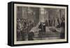 The Royal Marriage at Brussels, the Religious Ceremony in the Chapel of the Royal Palace-Joseph Nash-Framed Stretched Canvas