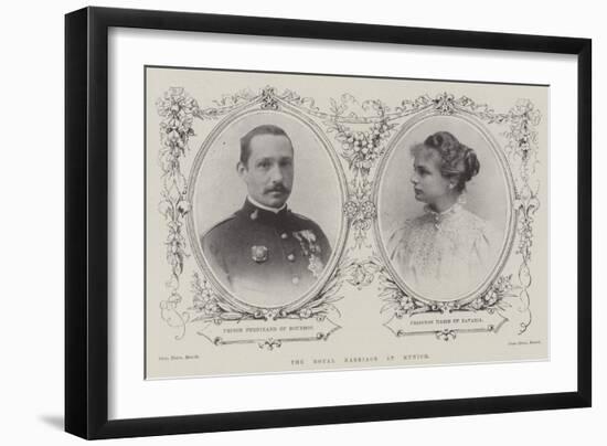 The Royal Marriage at Munich-null-Framed Giclee Print