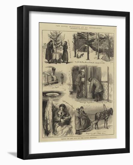 The Royal Marriage at St Petersburg-null-Framed Giclee Print