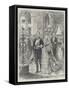 The Royal Marriage at the Chateau D'Eu, Wedding Party Leaving the Chapel and Crossing the Hall-null-Framed Stretched Canvas