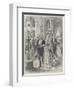 The Royal Marriage at the Chateau D'Eu, Wedding Party Leaving the Chapel and Crossing the Hall-null-Framed Giclee Print