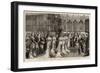 The Royal Marriage at Windsor, the Ceremony in the Private Chapel of the Castle-null-Framed Giclee Print