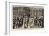 The Royal Marriage at Windsor, the Ceremony in the Private Chapel of the Castle-null-Framed Giclee Print