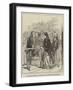 The Royal Marriage, Distribution of Bride-Cake in Edinburgh-null-Framed Giclee Print