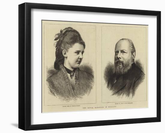 The Royal Marriage in Holland-null-Framed Giclee Print