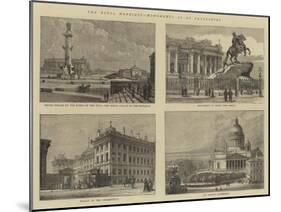 The Royal Marriage, Monuments at St Petersburg-null-Mounted Giclee Print