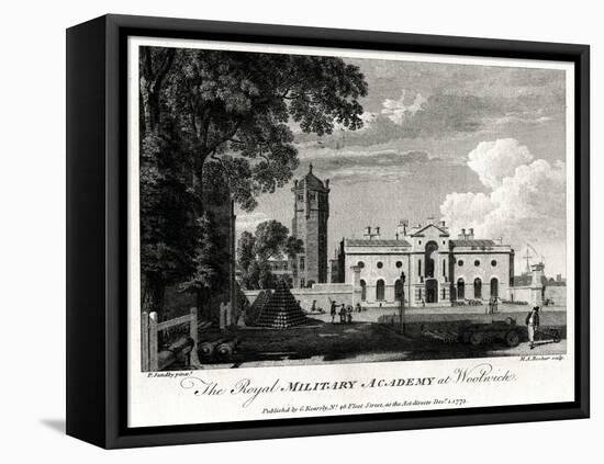 The Royal Military Academy at Woolwich, London, 1775-Michael Angelo Rooker-Framed Stretched Canvas