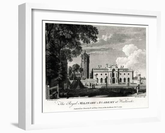 The Royal Military Academy at Woolwich, London, 1775-Michael Angelo Rooker-Framed Giclee Print