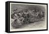 The Royal Military Tournament at the Agricultural Hall, the Charge of the Cavalry of Four Eras-John Charlton-Framed Stretched Canvas