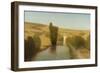 The Royal Mill on the Eresma River, Segovia, Spain, C.1890-1910 (Oil on Canvas)-William Sartain-Framed Giclee Print