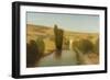 The Royal Mill on the Eresma River, Segovia, Spain, C.1890-1910 (Oil on Canvas)-William Sartain-Framed Giclee Print