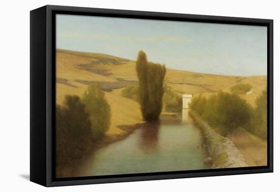 The Royal Mill on the Eresma River, Segovia, Spain, C.1890-1910 (Oil on Canvas)-William Sartain-Framed Stretched Canvas