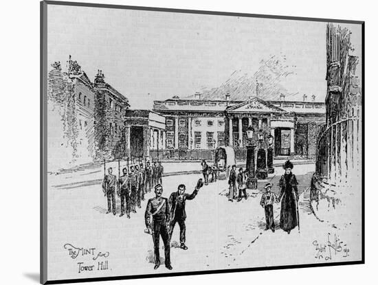 The Royal Mint, London, 19th century (1906)-Herbert Railton-Mounted Giclee Print