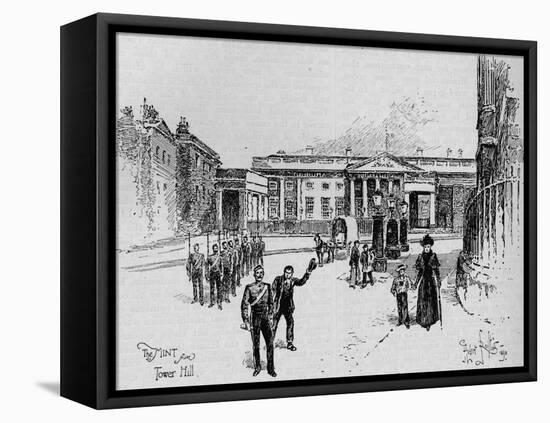 The Royal Mint, London, 19th century (1906)-Herbert Railton-Framed Stretched Canvas