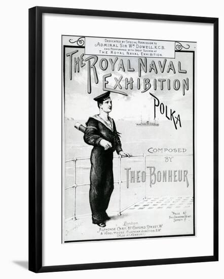 The Royal Naval Exhibition Polka-null-Framed Giclee Print