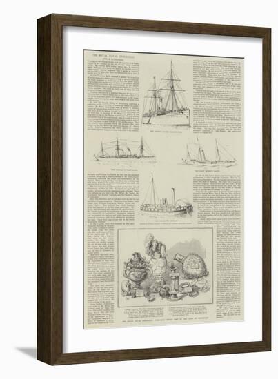 The Royal Naval Exhibition, Steam Navigation-null-Framed Giclee Print