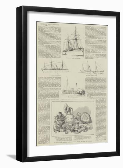 The Royal Naval Exhibition, Steam Navigation-null-Framed Giclee Print