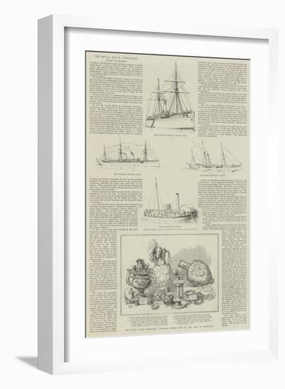 The Royal Naval Exhibition, Steam Navigation-null-Framed Giclee Print