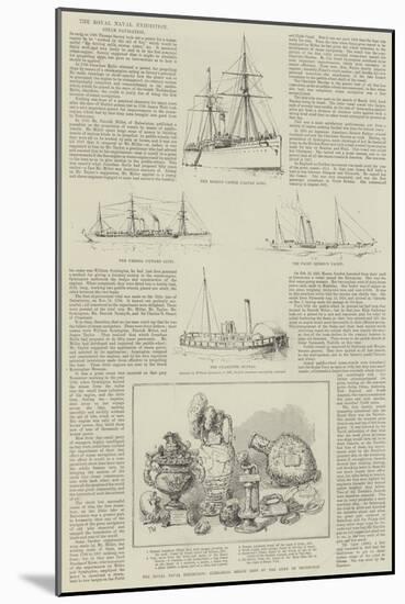 The Royal Naval Exhibition, Steam Navigation-null-Mounted Giclee Print