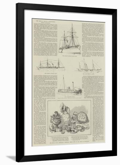 The Royal Naval Exhibition, Steam Navigation-null-Framed Giclee Print