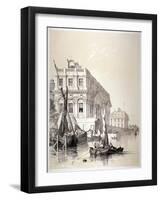 The Royal Naval Hospital, Greenwich, London, 1838-Edmund Patten-Framed Giclee Print