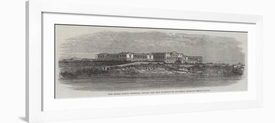 The Royal Naval Hospital, Malta, the Sick Quarters of His Royal Highness Prince Alfred-null-Framed Giclee Print