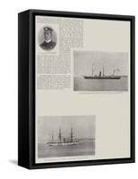 The Royal Navy at Apia-null-Framed Stretched Canvas