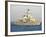 The Royal Navy Frigate HMS Monmouth Transits the Atlantic Ocean-Stocktrek Images-Framed Photographic Print