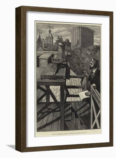 The Royal Observatory, Greenwich, Measuring the Sunshine-William Bazett Murray-Framed Giclee Print