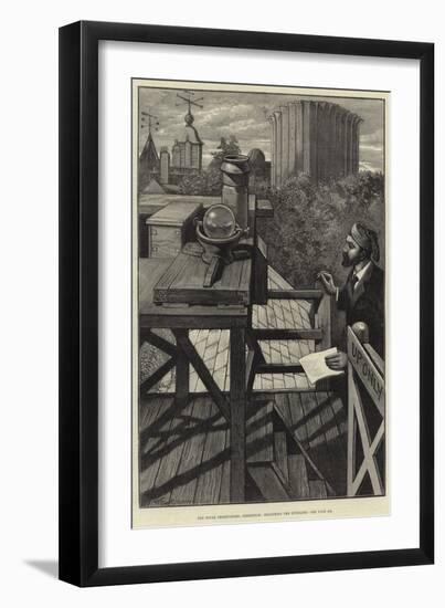 The Royal Observatory, Greenwich, Measuring the Sunshine-William Bazett Murray-Framed Giclee Print