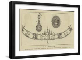 The Royal Order of the White Elephant of Siam Conferred Upon Her Majesty by the King of Siam-null-Framed Giclee Print