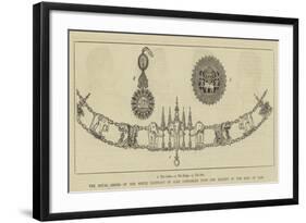 The Royal Order of the White Elephant of Siam Conferred Upon Her Majesty by the King of Siam-null-Framed Giclee Print