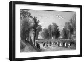 The Royal Palace and Park at Brussels.-A.H. Payne-Framed Art Print