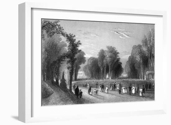 The Royal Palace and Park at Brussels.-A.H. Payne-Framed Art Print