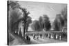 The Royal Palace and Park at Brussels.-A.H. Payne-Stretched Canvas