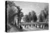 The Royal Palace and Park at Brussels.-A.H. Payne-Stretched Canvas