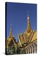 The Royal Palace in Phnom Penh, Cambodia-Dennis Brack-Stretched Canvas