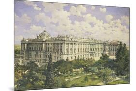 The Royal Palace, Madrid-Hastoy-Mounted Premium Giclee Print