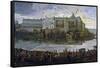 The Royal Palace of Brussels, Ca. 1627-Pieter Brueghel the Younger-Framed Stretched Canvas