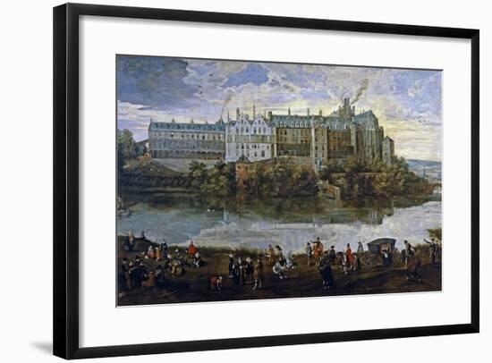 The Royal Palace of Brussels, Ca. 1627-Pieter Brueghel the Younger-Framed Giclee Print