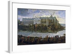 The Royal Palace of Brussels, Ca. 1627-Pieter Brueghel the Younger-Framed Giclee Print